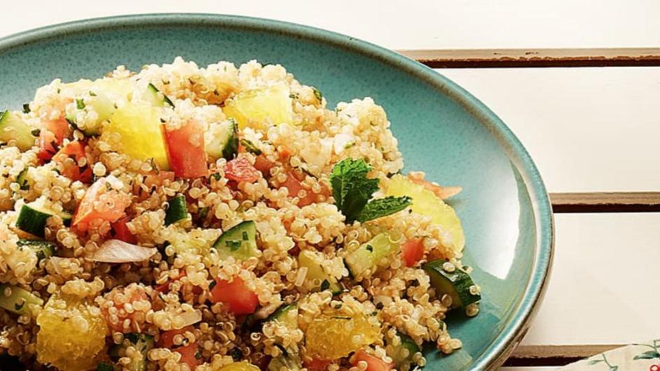Friss, fűszeres quinoa tabbouleh