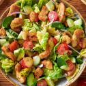 Mediterrán saláta Garden Gourmet Vegán Pirított Falatokkal