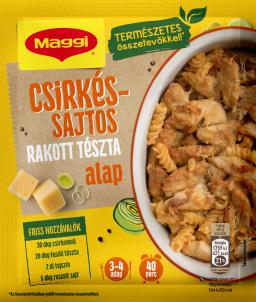 Maggi Csirkés-sajtos rakott tészta alap